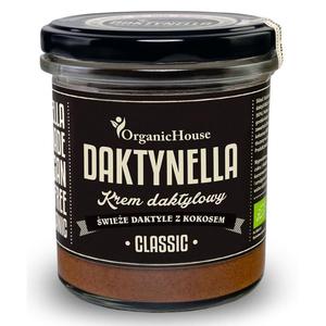 Daktynella Krem Kokosowo - Daktylowy Classic Bezglutenowy Bio 280 g - Organic House - 2869571328