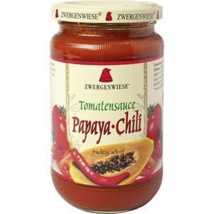 Sos Pomidorowy Papaya - Chili Pikantny Bezglutenowy Bio 350 g - Zwergenwiese - 2869571365