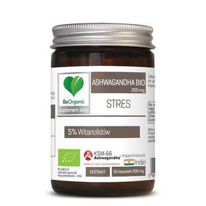 Ashwagandha Ekstrakt Bio 50 Kapsuek 200 mg - BeOrganic - 2869571515