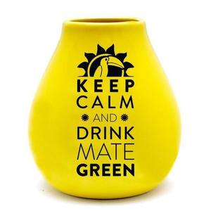 Matero Ceramico Luka Yellow 350 ml z Logo - Wyprzeda - 2869571656