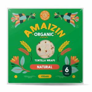 Tortilla Wraps Bio 240 g - Amaizin - 2869571740