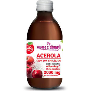 Ekologiczny Sok z Miszem z Aceroli 250 ml - Owoce z Dungli - 2869571746