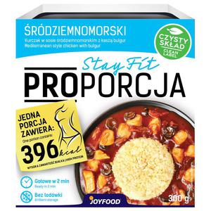 Kurczak w Sosie rdziemnomorskim z Kasz Bulgur i Warzywami 300 g - Joyfood - 2869571757