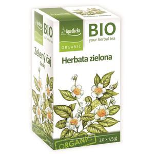 Herbata Zielona Chiska Ekspresowa Bio 30 g (20 x 1,5 g) - Apotheke - 2869571818