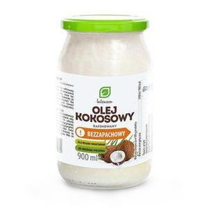 Olej Kokosowy Rafinowany 900 ml - Intenson - Bezzapachowy do smaenia i pieczenia! - 2869572058