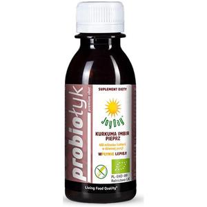 Suplement Diety Napj Probiotyczny Kurkuma Imbir Pieprz Bezglutenowy Bio 125 ml Joy Day - 2869572148