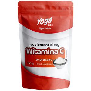 Witamina C w Proszku Suplement Diety 150 g - Yoga Life - 2869572322