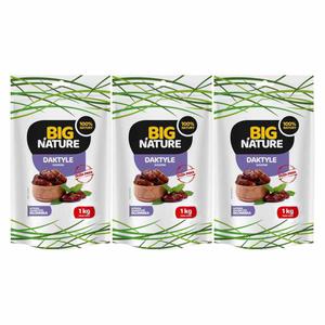 Zestaw 3 x Daktyle Suszone Naturalne bez Pestek 1 kg - Big Nature - 2869572670