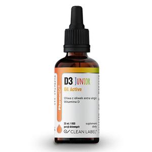 D3 Junior Oil Active 30 ml - Pharmovit - 2869572693