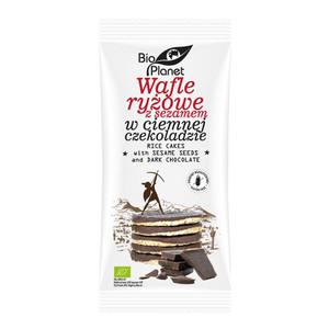 Wafle Ryowe z Sezamem w Ciemnej Czekoladzie Bez Glutenu Bio 100 g Bio Planet - 2872510517