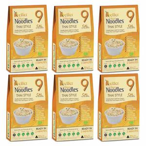 Zestaw 6 x Makaron Konjac Noodle Thai Style Bezglutenowy Bio 385 g (300 g) - Better Than Noodles - 2869572765