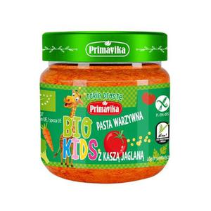 BIO Kids Pasta Warzywna z Kasz Jaglan 160 g - Primavika - 2869572816