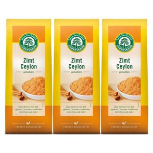 Zestaw 3 x Cynamon Cejloski Mielony Bio 50 g Lebensbaum - 2869572854