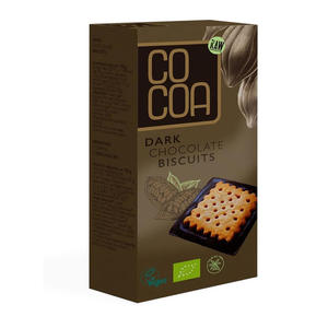 Herbatniki z Ciemn Czekolad Bio 95 g - Cocoa - 2869573037