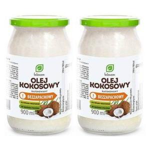 Zestaw 2 x Olej Kokosowy Rafinowany Bezzapachowy 900 ml - Intenson - 2869573150