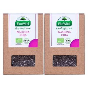 Nasiona Chia 400 g Bio - Zestaw 2 x Nasiona Chia Bio 200 g Eko-Wital - Szawia Hiszpaska Eko - 2869573200