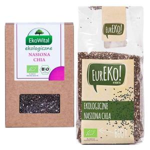 Nasiona Chia 400 g Bio - Zestaw Nasiona Chia Bio 200 g Eko-Wital + Nasiona Chia Bio 200 g - Eureko - Szawia Hiszpaska Eko - 2872198168