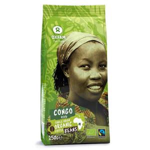 Kawa Ziarnista Arabica z Okolic Jeziora Kivu Fair Trade Bio 250 g - OXFAM - 2869573418