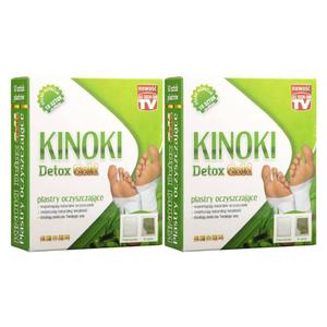 Zestaw 2 x Kinoki Detox Gold Plastry Oczyszczajce 10 Sztuk - 2869573513