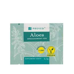 Sok z Aloesu - Aloes Sproszkowany Sok - Koncentrat 1:200 Saszetka 2,5 g - Proved - 2869573572