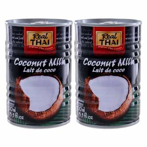 Mleczko Kokosowe 17-19% 400 ml Real Thai - Zestaw 2 x 400 ml - 2869573865