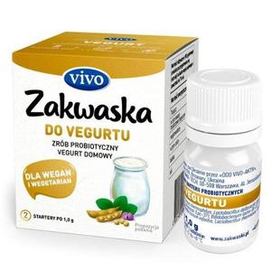 Zakwaska do Vegurtu 2 Sztuki 2 g (2 x 1 g) - VIVO COLD - Przecena Krtka Data Minimalnej Trwaoci - 2869573954