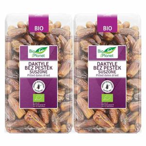 2 x Daktyle Bez Pestek Suszone Bezglutenowe Bio 1 kg - Bio Planet - 2869573974