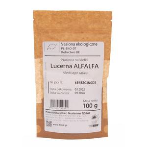 BIO Nasiona na Kieki Lucerna ALFALFA 100 g - Toraf - 2872198211