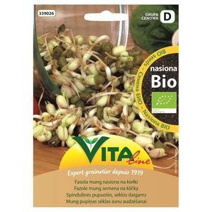 BIO Nasiona Na Kieki Fasola Mung 30 g - Vita Line - 2869574079