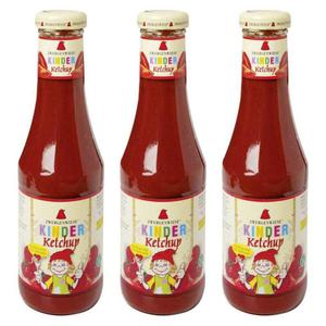 3 x Ketchup Dla Dzieci Sodzony Syropem Jabkowym Bio 500 ml - Zwergenwiese - 2869574244