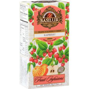Herbata Owocowa w Saszetkach RASPBERRY 50 g (25 x 2 g) - BASILUR - 2869574393