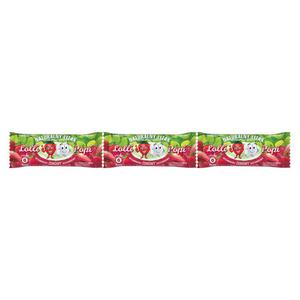 3 x Lizak Naturalny bez Dodatku Cukru Truskawka 6 g - Lolli Popi - 2869574469