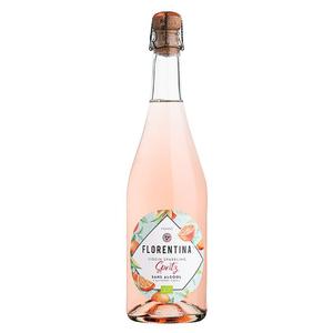 Szampan Bezalkoholowy Bio Florentina Rose bez Siarczynw, Bezsiarkowy, Wino Bezalkoholowe Musujce Gazowane Virgin Sparkling Spiritz 0% 0,75 l - 2869574484