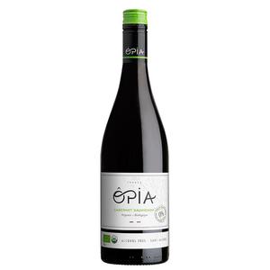 Czerwone Wino Opia Cabernet Sauvignon Bio bez Siarczynw, Bezalkoholowe Niesiarkowane Organiczne 0% 0,75 l - 2869574488