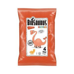 Chrupki Kukurydziane Dinozaury o Smaku Ketchupowym 4 x 15 g McLoyd - 2869574509