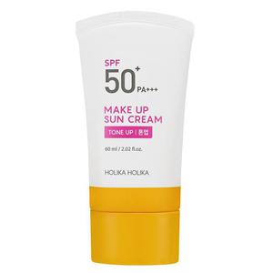 Przeciwsoneczny Tonujcy Krem do Twarzy z Wysokim Filtrem Make Up Sun Cream SPF 50+ 60 ml - Holika Holika - 2869574523