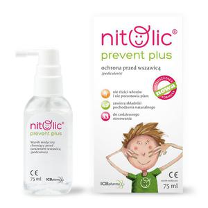 Pipi Nitolic Prevent Plus - Spray Ochrona Przed Wszawic 75 ml - ICB Pharma - 2869574628