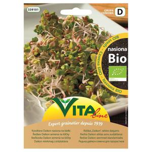 Nasiona na Kieki Rzodkiew Daikon Bio 20 g - Vita Line - 2869574666