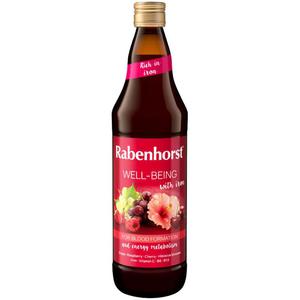 Sok Wieloowocowy z elazem i Witaminami C, B6, B12 750 ml - Rabenhorst - 2869574684