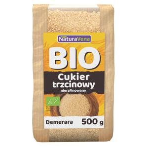 Cukier Trzcinowy Nierafinowany Bio 500 g NaturAvena - 2869574748