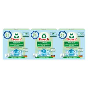 3 x Sodowe Tabletki do Zmywarek All in One 30 Sztuk - Frosch - 2869574801