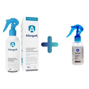 Allergoff Spray - Neutralizator Kurzu Domowego 400 ml - ICB Pharma + GRATIS Allergoff Spray MINI 120 ml - ICB Pharma - 2872510726