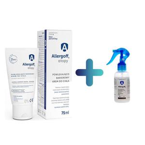 Allergoff Atopy - Powlekajco Barierowy Krem do Ciaa 75 ml - ICB Pharma + GRATIS Allergoff Spray MINI 120 ml - ICB Pharma - 2872510728