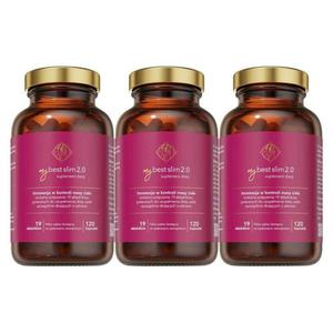 3 x My BestSlim 2.0 - 120 Kapsuek MyBestPharm - My Best Slim - 2872510977