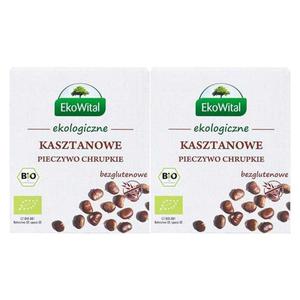 2 x Pieczywo Chrupkie Kasztanowe Bezglutenowe Bio 100 g - EkoWital - 2872510984