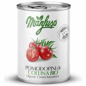 Pomidory Cherry w Puszcze BIO 400 g/ 240 g - Manfuso - 2872511018