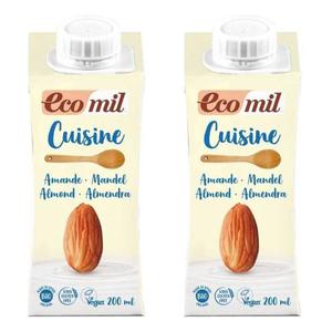 2 x mietanka Migdaowa UHT Bio 200 ml - Ecomil - 2872511082