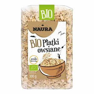 Patki Owsiane Bio 300 g - Naura - 2872511108