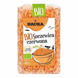 Soczewica Czerwona Bio 400 g - Naura - 2872511115