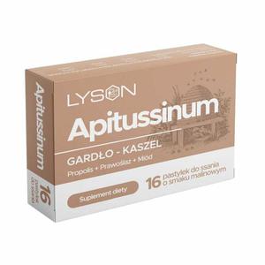 Apitussinum Gardo - Kaszel (Propolis + Prawolaz + Mid) 40 g (16 Pastylek) - yso - 2872511130